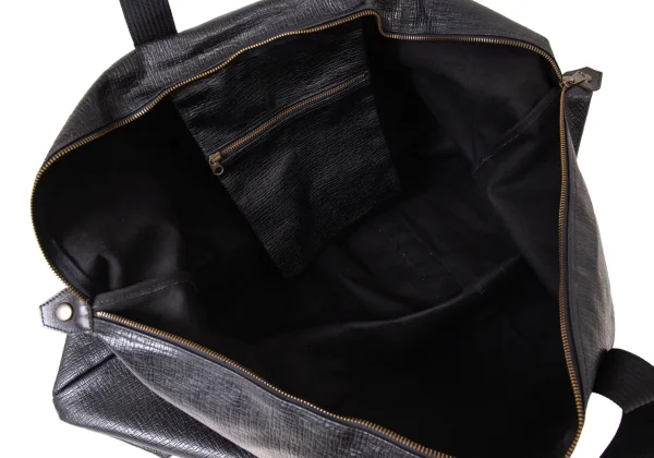 Jean Paul GAULTIER Embossed Synthetic Leather Boston Bag K-175560_012