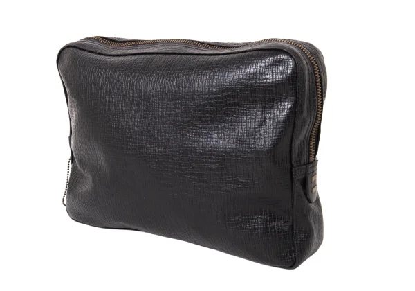 Jean Paul GAULTIER Embossed Synthetic Leather Boston Bag K-175560_014