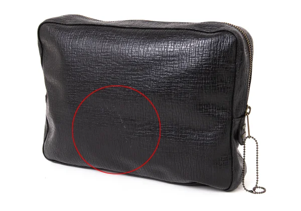 Jean Paul GAULTIER Embossed Synthetic Leather Boston Bag K-175560_015