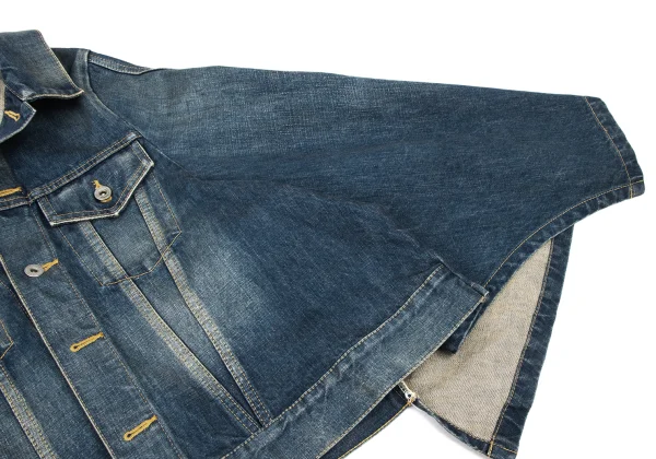 JUNYA WATANABE COMME des GARCONS denim  Reconstructed Cape Style Denim Jacket K-175564_008