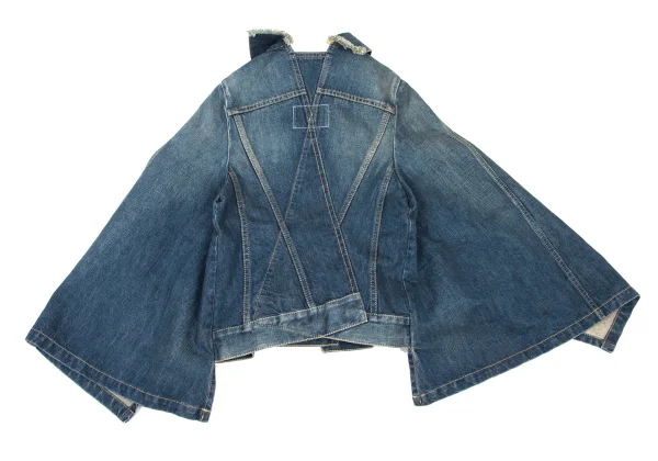 JUNYA WATANABE COMME des GARCONS denim  Reconstructed Cape Style Denim Jacket K-175564_015