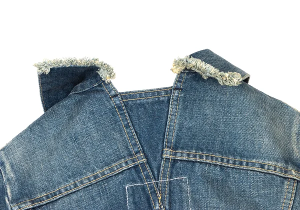 JUNYA WATANABE COMME des GARCONS denim  Reconstructed Cape Style Denim Jacket K-175564_016