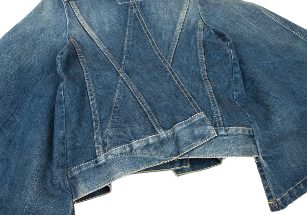 JUNYA WATANABE COMME des GARCONS denim  Reconstructed Cape Style Denim Jacket K-175564_017