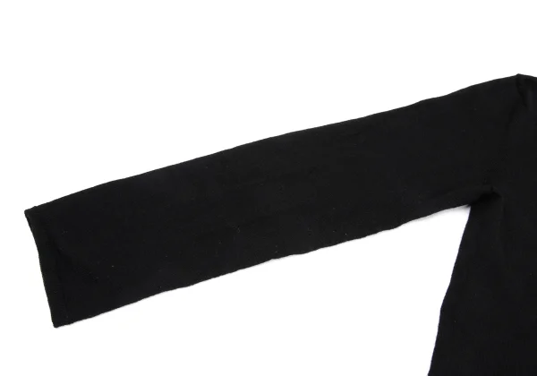 BLACK COMME des GARCONS Switching Hem Eye Print Knit Sweater K-175565_006