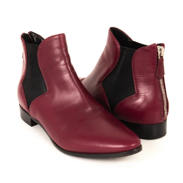 PRADA Chelsea Boots Bordeaux 38(About US 7.5) K-175567_001