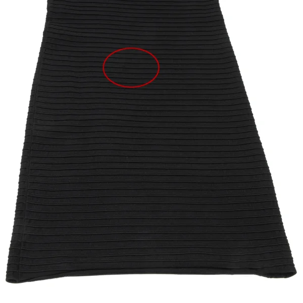 GUCCI Rayon Blend Horizontal Rib Design Short Sleeved Tunic K-175571_005