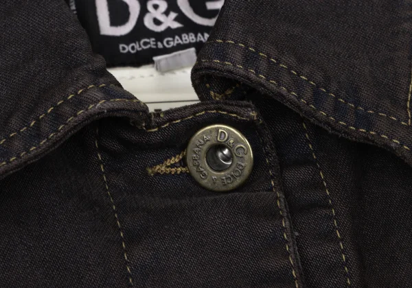 D&G Cotton Blend Stretch Denim Jacket K-175573_004