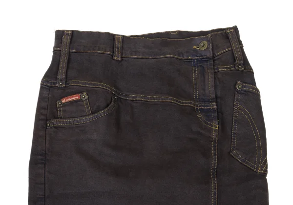 D&G Cotton Blend Stretch Denim Skirt K-175574_003