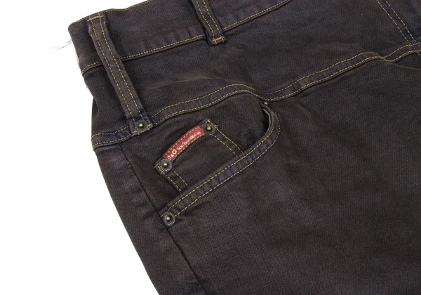 D&G Cotton Blend Stretch Denim Skirt K-175574_006
