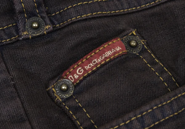 D&G Cotton Blend Stretch Denim Skirt K-175574_007