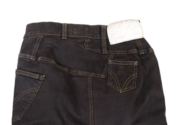 D&G Cotton Blend Stretch Denim Skirt K-175574_011