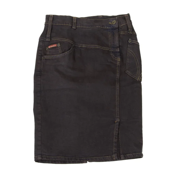 D&G Cotton Blend Stretch Denim Jacket & Skirt K-175575_014