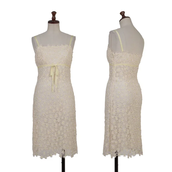 TOCCA Rayon Floral Lace Layered Cami-Tunic Ivory 1 K-175577_001