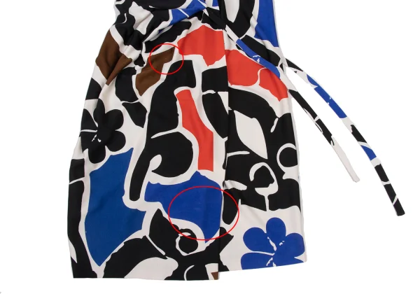 DIANE VON FURSTENBERG Silk Graphic Print Wrap Long Cardigan K-175579_008