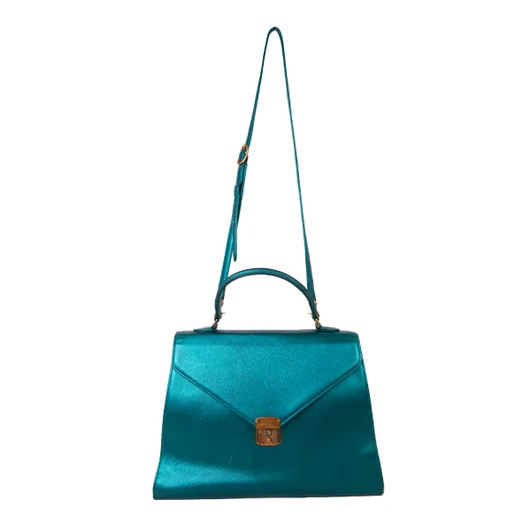 Jean Paul GAULTIER Metallic Leather 2way Bag K-175581_002