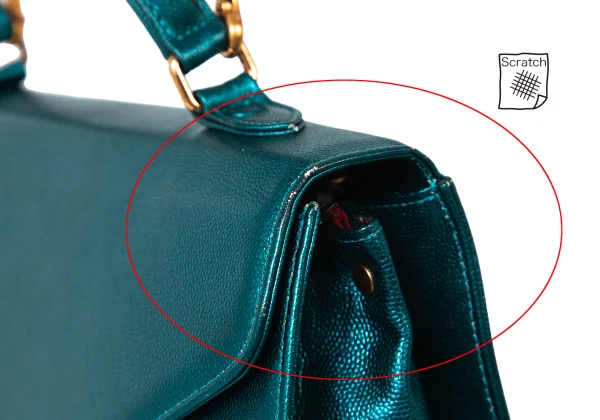 Jean Paul GAULTIER Metallic Leather 2way Bag K-175581_006