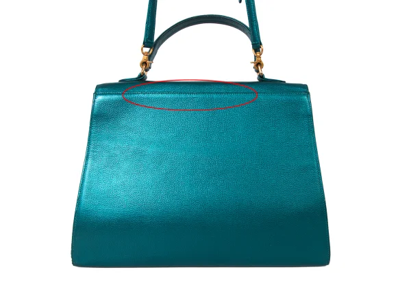 Jean Paul GAULTIER Metallic Leather 2way Bag K-175581_007