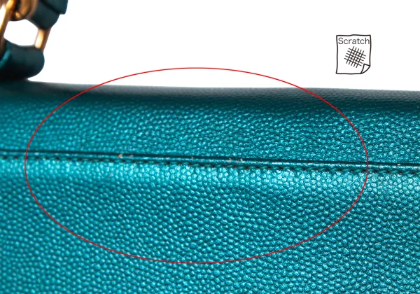 Jean Paul GAULTIER Metallic Leather 2way Bag K-175581_008