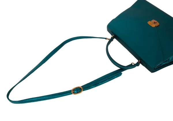 Jean Paul GAULTIER Metallic Leather 2way Bag K-175581_013