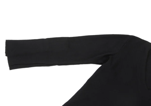 Yohji Yamamoto FEMME Flare Sleeves V Neck Knit Sweater K-175583_005