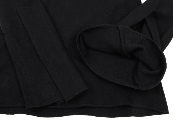 Yohji Yamamoto FEMME Flare Sleeves V Neck Knit Sweater K-175583_007