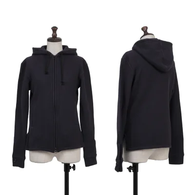 Yohji Yamamoto FEMME Cashmere Blended Knit Hoodie