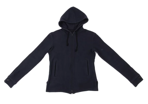 Yohji Yamamoto FEMME Cashmere Blended Knit Hoodie K-175584_002