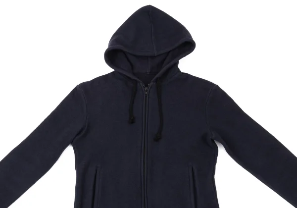 Yohji Yamamoto FEMME Cashmere Blended Knit Hoodie K-175584_003