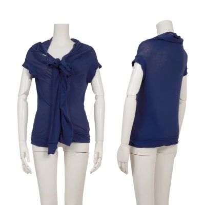Yohji Yamamoto FEMME Drape Neck Sleeveless Top