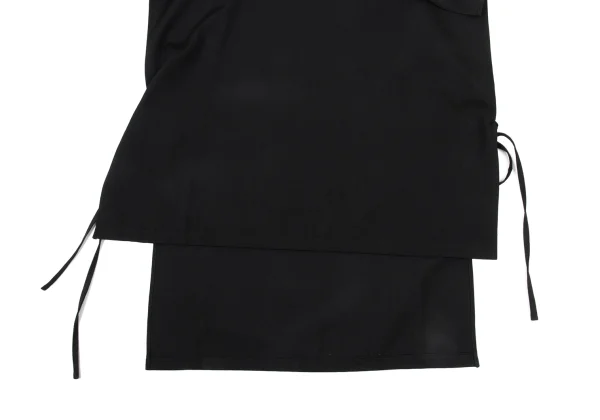 Yohji Yamamoto FEMME Wool Gabardine Side String Camisole K-175586_006
