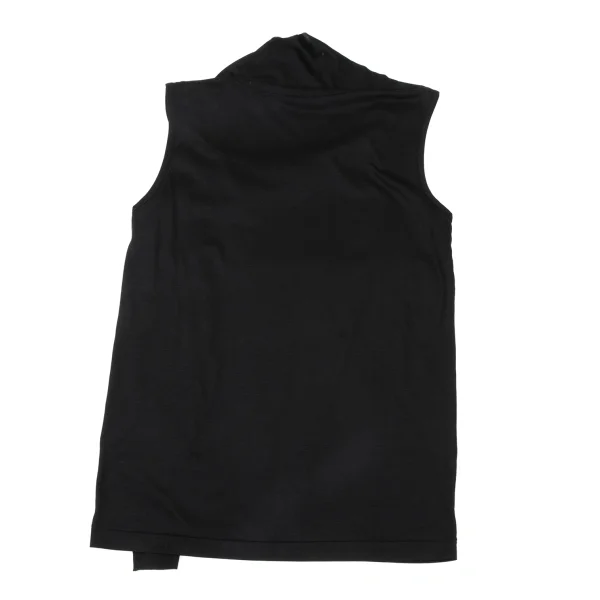 Yohji Yamamoto FEMME Neck Design Stretch Sleeveless Top K-175587_010
