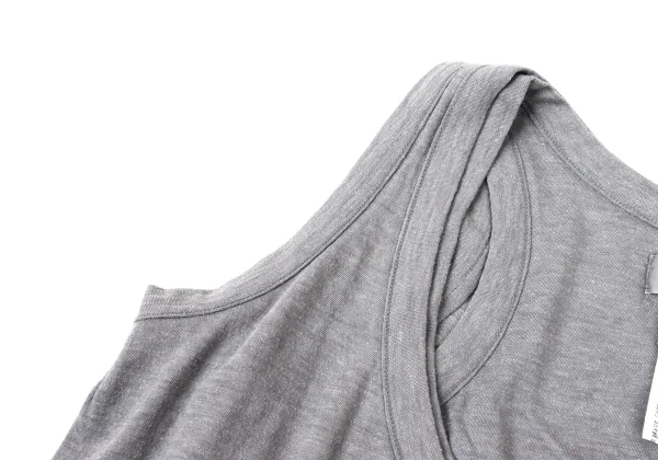 Yohji Yamamoto FEMME Layered Lame Tank top K-175588_008