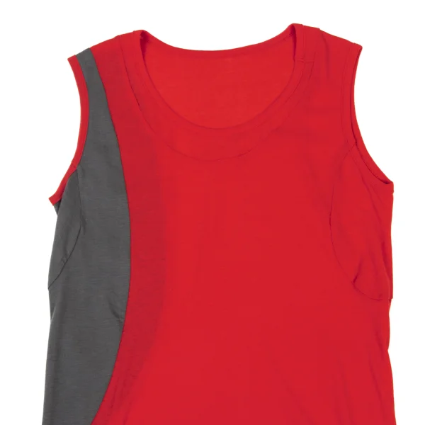 Yohji Yamamoto FEMME Switching Cotton Tank top K-175591_003