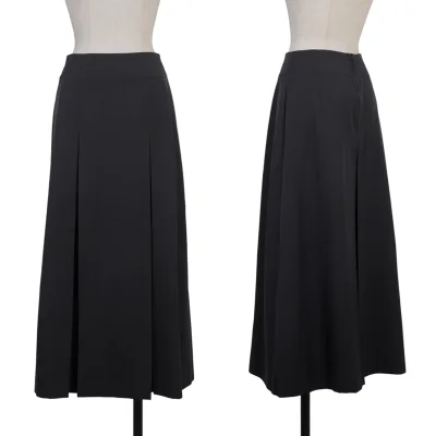 Yohji Yamamoto FEMME Wool Darted A-line skirt