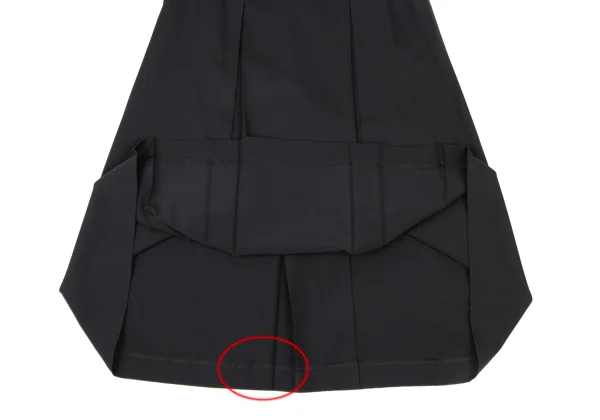 Yohji Yamamoto FEMME Wool Darted A-line skirt K-175594_008