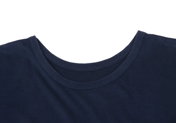 Yohji Yamamoto NOIR Cotton Asymmetry Hem Stretch T-shirt K-175596_004