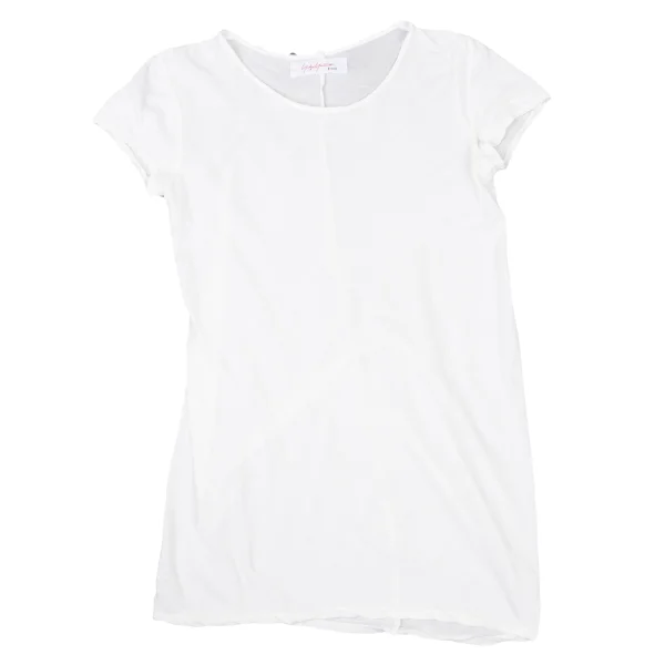 Yohji Yamamoto NOIR Switching T Shirt White S-M K-175597_001
