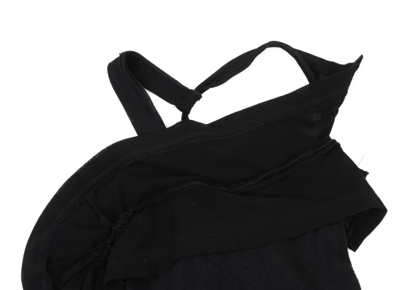 Yohji Yamamoto NOIR Cotton Switching Design Knit Cami Top K-175600_004