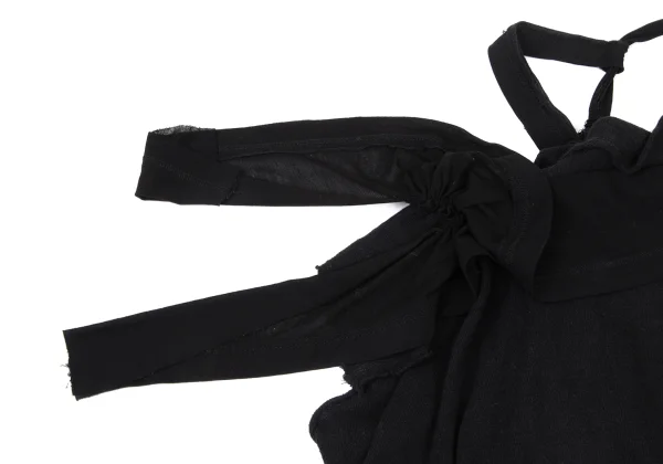 Yohji Yamamoto NOIR Cotton Switching Design Knit Cami Top K-175600_008