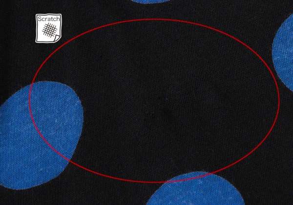 Yohji Yamamoto NOIR Cotton Rayon Dot Print Sleeveless Dress K-175601_009