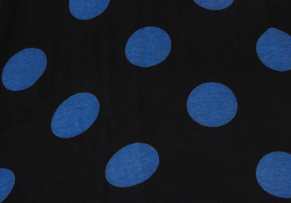 Yohji Yamamoto NOIR Cotton Rayon Dot Print Sleeveless Dress K-175601_010
