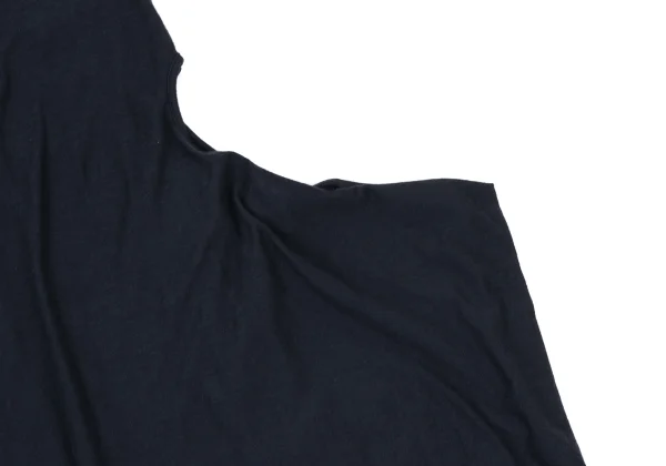 Yohji Yamamoto NOIR Cotton Rib Layered Asymmetry Sleeveless Dress K-175602_007