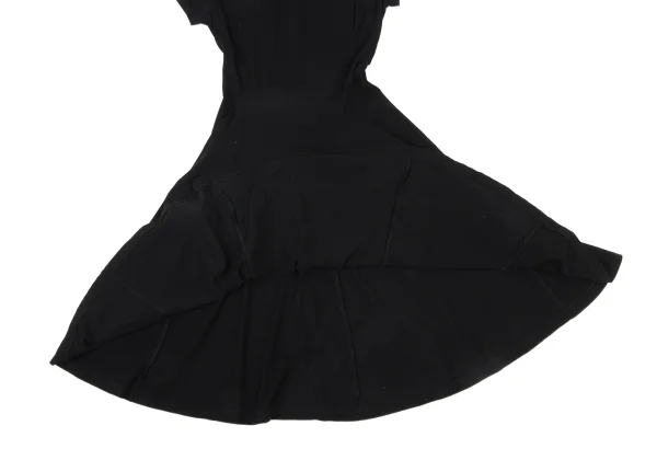 Yohji Yamamoto NOIR Cotton Blend Short Sleeve Stretch Dress K-175603_007
