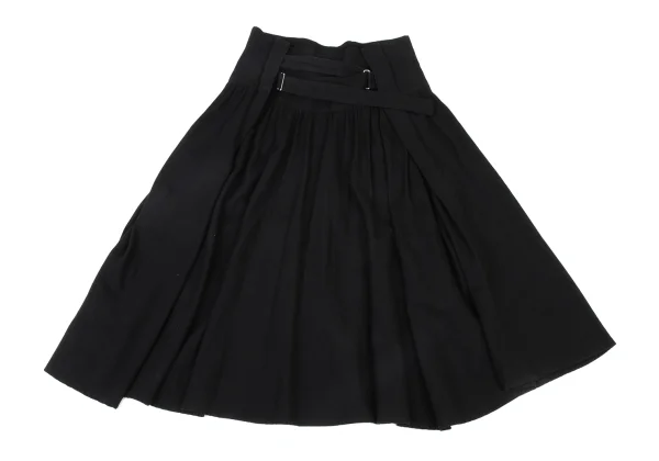 Yohji Yamamoto NOIR Back Belt Design Flare Skirt K-175605_010