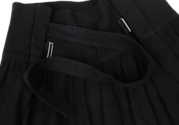 Yohji Yamamoto NOIR Back Belt Design Flare Skirt K-175605_013