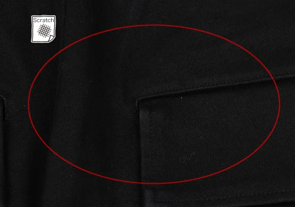 Yohji Yamamoto NOIR Cotton Blend Tapered Pants K-175606_011