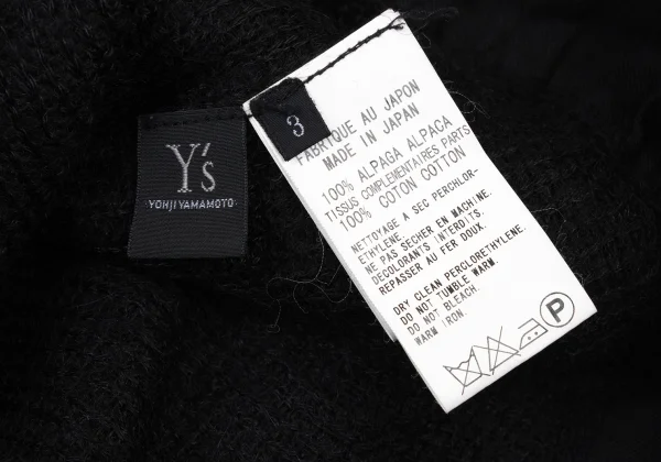 Y's Switching Alpaca Knit Cardigan K-175609_013