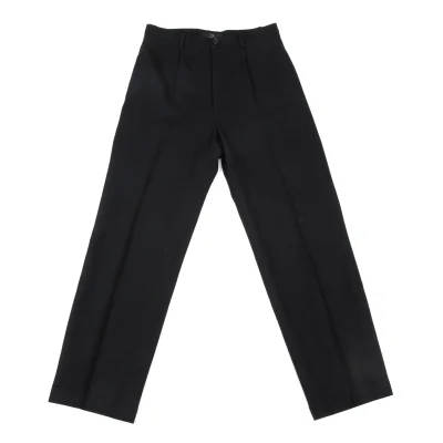Y's Wool Tuck Tapered Pants