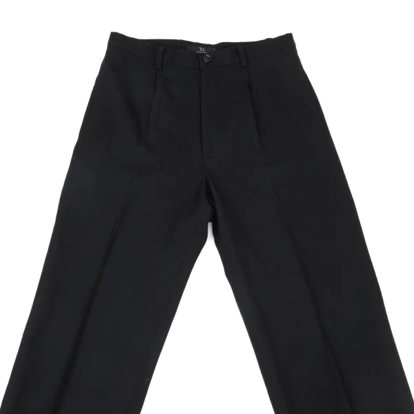 Y's Wool Tuck Tapered Pants K-175611_002