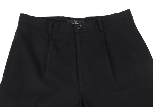 Y's Wool Tuck Tapered Pants K-175611_003